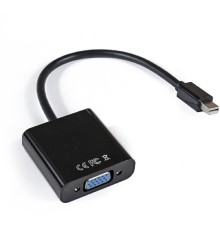 Exegate EX284923RUS Кабель-переходник miniDisplayPort-VGA ExeGate EX-mDPM-VGAF-0.15 (mini20M/15F, 0,15м)
