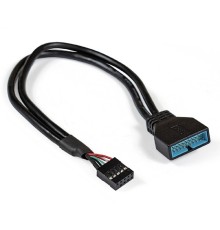 Exegate EX284940RUS Кабель-переходник USB 2.0-USB 3.0 ExeGate EX-CC-U3U2-0.3 (9pin/19pin, 0,3м)