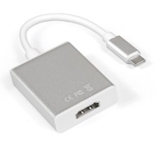 Exegate EX284937RUS Кабель-адаптер Type C-HDMI ExeGate EX-CM-HDMIF-0.15 (USB Type C/19F, 0,15м)