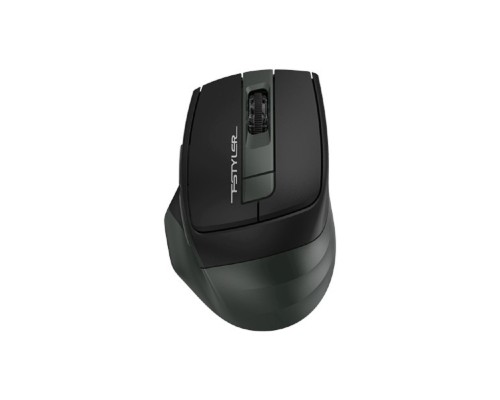 [Мышь] Мышь A4 Fstyler FB35 зеленый/черный оптическая (2000dpi) беспроводная BT/Radio USB (6but) {1379899}