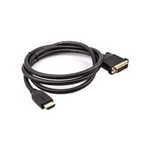 VCOM CG484G-1.5M Кабель HDMI AM/DVI(24+1)M, 1.5м, CU, 1080P@60Hz, VCOM  <CG484G-1.5M>(4895182204850)