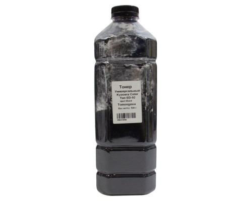 [Расходные материалы] Tomoegawa Тонер универсальный для Kyocera Color (TK-5220, TK-5230, TK-5240), Тип ED-92, Bk, 500 г, канистра