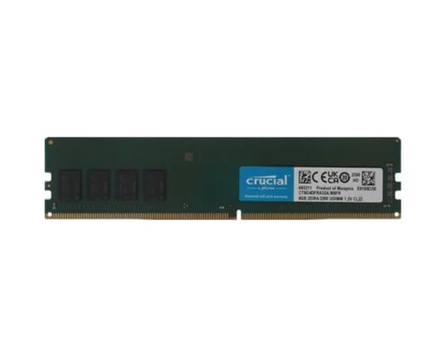 [Модуль памяти] Crucial DDR4 DIMM 8GB CT8G4DFRA32A PC4-25600, 3200MHz  OEM/RTL