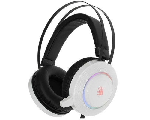 [Наушники] A4 Bloody G521 WHITE 2.3м мониторные USB оголовье
