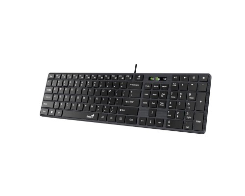 [Клавиатура] Клавиатура Genius SlimStar126 Black USB [31310017402/31310017417]