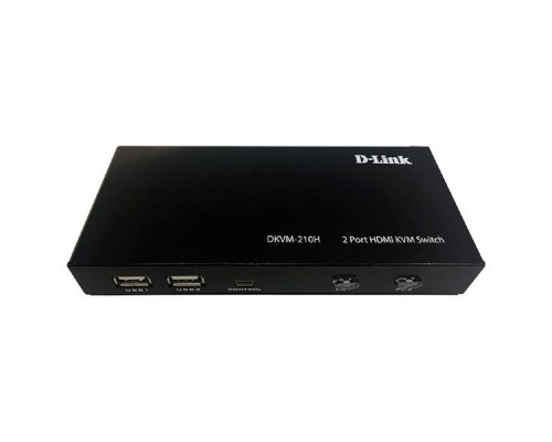 [Переключатель] D-Link DKVM-210H/A1A 2-портовый KVM-переключатель с портами HDMI и USB