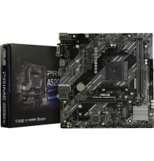 ASUS PRIME A520M-K (Socket AM4, mATX, 2xDDR4(64GB),  VGA/HDMI 2.1, 1xPCIe 3.0x16/2xPCIe 3.0, 1xLAN, 4xSATA 6Gb/s, 1xM.2, 4xUSB 3.2, 2xUSB 2.0, 1xPS/2)