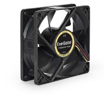 Exegate EX283379RUS Вентилятор ExeGate EX08025H4P-PWM, 80x80x25 мм, гидродинамический, 4pin, PWM, 23dBA