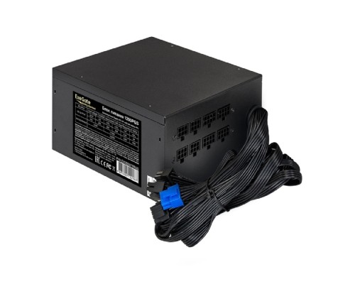 [Блок питания] Exegate EX285977RUS Блок питания 1200W ExeGate Gaming Standard 1200PGS RTL, ATX, black, APFC, 14cm, 24p+2*(4+4)p, PCI-E, 5SATA, 4IDE