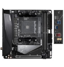 Gigabyte B550I AORUS PRO AX {Soc-AM4 AMD B550 2xDDR4 mini-ITX AC`97 8ch(7.1) 2.5Gg RAID+HDMI+DP}
