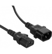 Exegate EP280621RUS Кабель монитор-компьютер (UPS->уст-во) ExeGate Power EC-1P (С13->С14) VDE-250V-3*0,5-CU, 6A, 1м