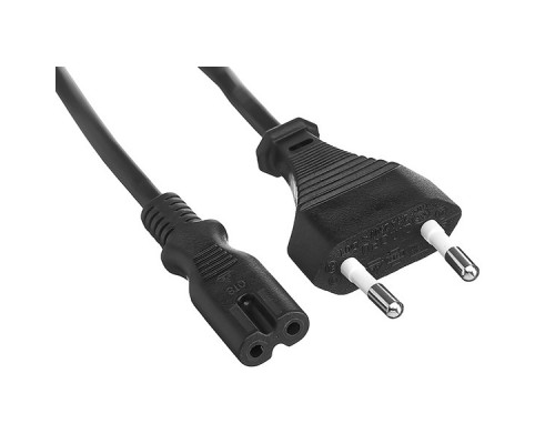 [кабели] Exegate ES281004RUS Кабель питания ноутбуков, аудио/видео ExeGate Special PCN-0,5S (CEE7/16->С7) 2*0.5, CCA, 0.5м