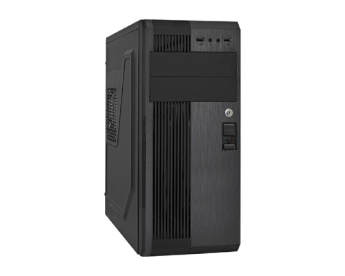 [Корпуса] Exegate EX283222RUS Корпус Miditower ExeGate UN-605B-350W-12 (ATX, UN350 120mm, 2USB, аудио, блокировка, черный)