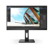 LCD AOC 27'' Q27P2Q {IPS 2560х1440 300cd 178/178 1000:1 16.7M 4ms D-Sub HDMI DisplayPort USB-Hub Height adj Pivot Tilt Swivel Speak}