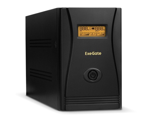 [ИБП] Exegate EP285531RUS ИБП ExeGate SpecialPro Smart LLB-2200.LCD.AVR.EURO.RJ.USB <2200VA/1300W, LCD, AVR, 4 евророзетки, RJ45/11, USB, Black>
