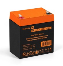 Exegate EX285637RUS Аккумуляторная батарея HR 12-4.5 (12V 4.5Ah, клеммы F2)