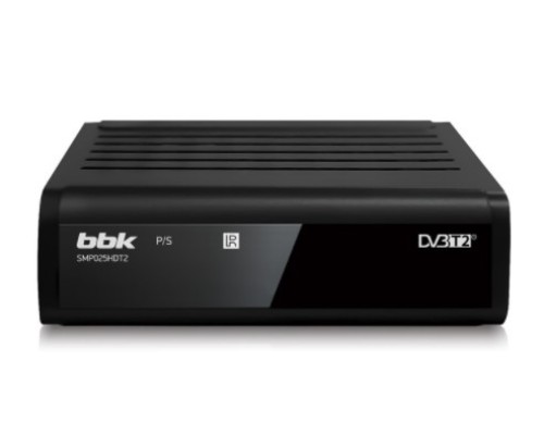 [Цифровая ТВ приставка ] BBK SMP025HDT2 черный
