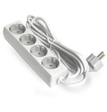 Exegate EX285812RUS Удлинитель ExeGate ECE-4-1.8W (4 евророзетки с заземлением, 1.8м, белый)