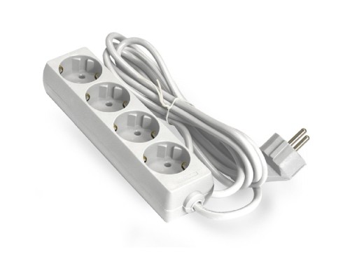 [Сетевой фильтр] Exegate EX285812RUS Удлинитель ExeGate ECE-4-1.8W (4 евророзетки с заземлением, 1.8м, белый)