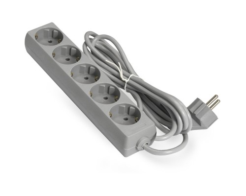 [Сетевой фильтр] Exegate EX285821RUS Удлинитель ExeGate ECE-5-1.8W (5 евророзетки с заземлением, 1.8м, белый)