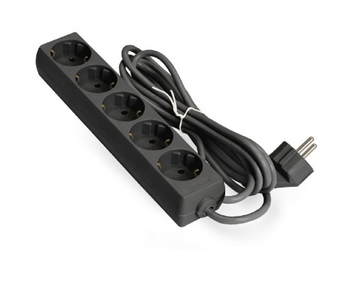 [Сетевой фильтр] Exegate EX285825RUS Удлинитель ExeGate ECE-5-5B (5 евророзетки с заземлением, 5м, черный)