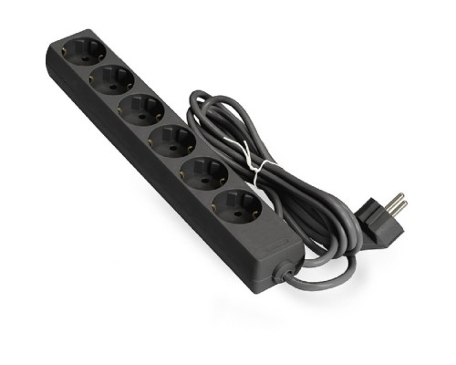 [Сетевой фильтр] Exegate EX285831RUS Удлинитель ExeGate ECE-6-3B (6 евророзетки с заземлением, 3м, черный)