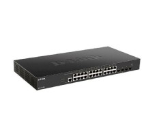 D-Link DXS-1210-28T/A1A PROJ Настраиваемый L2+ коммутатор с 24 портами 10GBase-T и 4 портами 25GBase-X SFP28