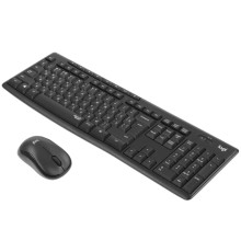 920-009807 Logitech Клавиатура + мышь MK295 с поддержкой SilentTouch заводская гравировка RU/LAT