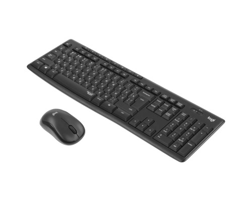 [Клавиатура] 920-009807 Logitech Клавиатура + мышь MK295 с поддержкой SilentTouch заводская гравировка RU/LAT