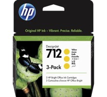 Картридж струйный HP 712 3ED79A желтый x3упак. (29мл) для HP DJ Т230/630