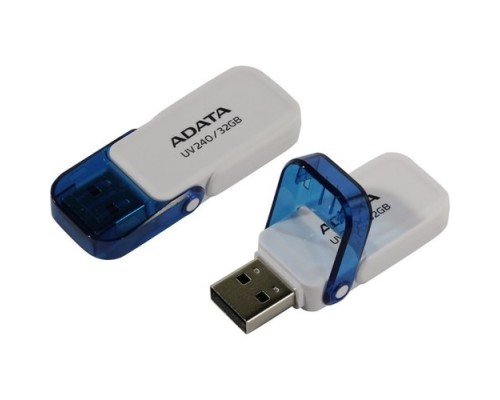 [Носитель информации] A-DATA Flash Drive 32Gb UV240, USB 2.0  Белый AUV240-32G-RWH