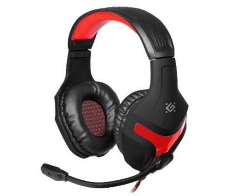 [Наушники] Defender Scrapper 500 красный + черный, кабель 2 м [64500]