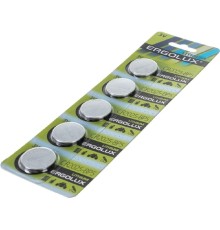 Ergolux.CR2025 BL-5 (CR2025-BP5, батарейка литиевая,3V) (5 шт. в уп-ке)