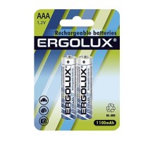 Ergolux AAA-1100mAh Ni-Mh BL-2 (NHAAA1100BL2, аккумулятор,1.2В)  (2 шт. в уп-ке)