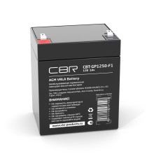 CBR Аккумуляторная VRLA батарея CBT-GP1250-F1 (12В 5Ач), клеммы F1