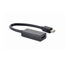 Cablexpert Переходник miniDisplayPort -> HDMI,4K, 20M/19F, кабель 15см, черный (A-mDPM-HDMIF4K-01)