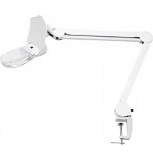 Rexant 31-0565 Лупа на струбцине  , квадратная 3D+20D, с подсветкой 6 LED, серия EXPERT, белая