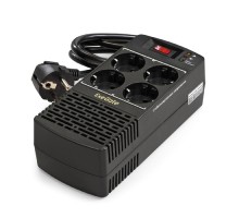 Exegate EP285939RUS Стабилизатор ExeGate Power AD5000-1000 (1000VA/500W, диапазон 150...280В, 4 евророзетки)