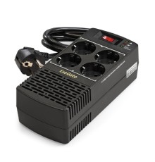 Exegate EP285939RUS Стабилизатор ExeGate Power AD5000-1000 (1000VA/500W, диапазон 150...280В, 4 евророзетки)