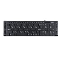 Acer OKW010 [ZL.KBDEE.002] Keyboard USB slim Multimedia black  Клавиатура проводная 