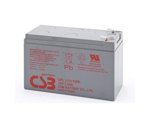 [батареи] CSB Батарея GPL1272 (12V 7,2Ah  F2, FR) (с увеличенным сроком службы 10лет))