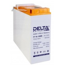 Delta FT 12-100 M (12V/100Ач) AGM, фронттерминальные, 10 лет