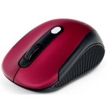 Gembird MUSW-420-1 {Мышь беспроводная, 2.4ГГц, красный,4кн, 1600DPI, блистер [MUSW-420-1]