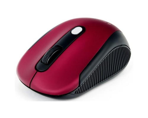 [Мышь] Gembird MUSW-420-1 {Мышь беспроводная, 2.4ГГц, красный,4кн, 1600DPI, блистер [MUSW-420-1]