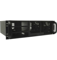 Procase RM338-B-0 Корпус 3U server case,3x5.25+8HDD,черный,без блока питания,глубина 380мм, MB CEB 12