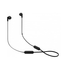 Гарнитура вкладыши JBL T215BT черный беспроводные bluetooth шейный обод (JBLT215BTBLK)