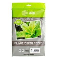Cactus CS-GA423050ED Фотобумага A4/230г/м2/50л./белый глянцевое для струйной печати