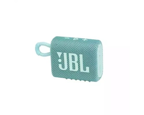 [Колонки JBL ] Колонка порт. JBL GO 3 бирюзовый 3W 1.0 BT (JBLGO3TEAL)