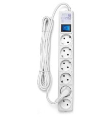 Power Cube Фильтр-удлинитель white (1,9 м, 6 розеток, 16А/3,5кВт) (SPG(5+1)-16B-1,9М) {арт.1467774}