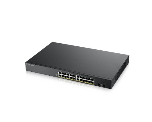 [Сетевое оборудование] Zyxel GS190024HPV2-EU0101F Smart L2 PoE + switch rack 19 